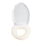 Brondell LumaWarm Heated Nightlight Toilet Seat-Round White L60-RW - alternate 2